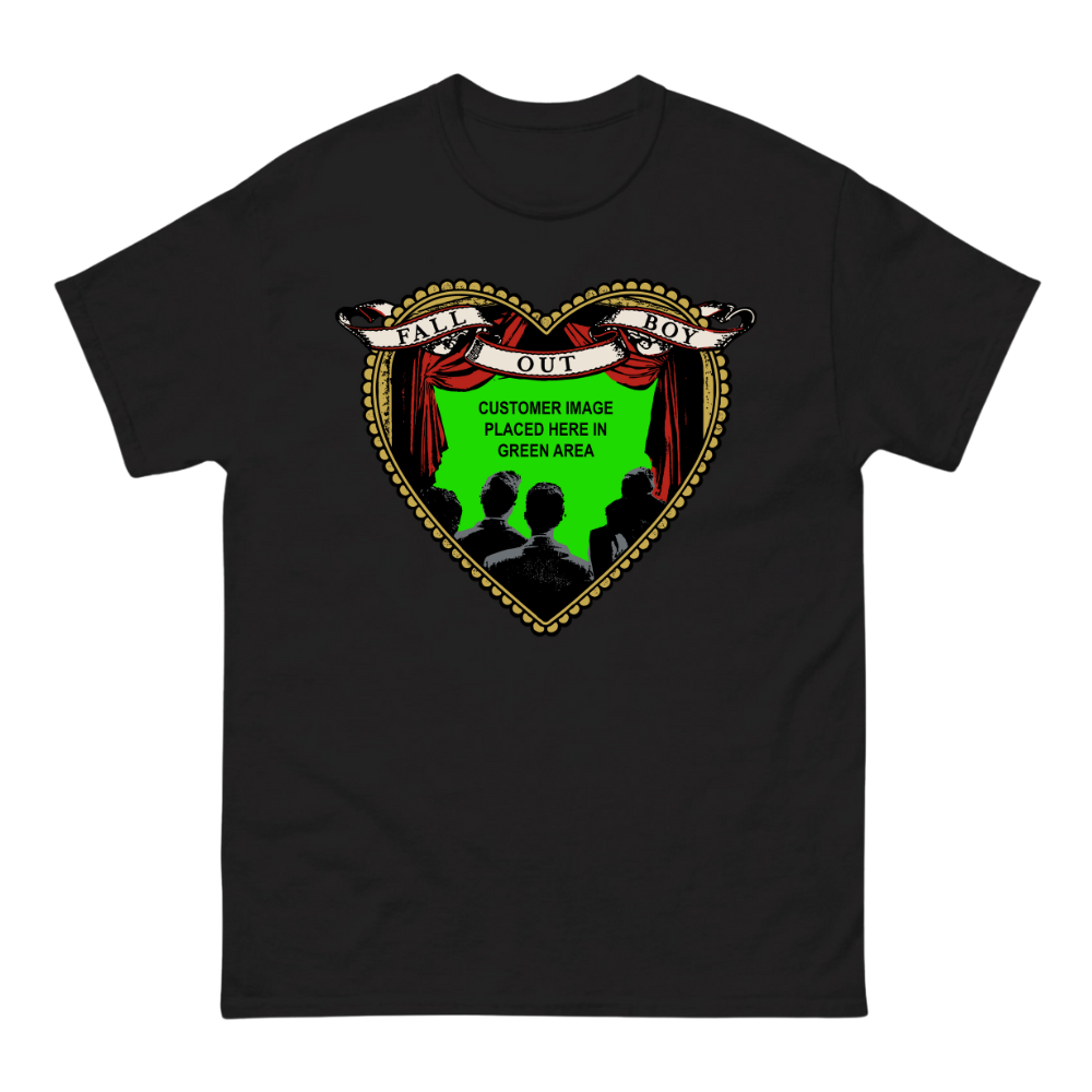 Album Cover Heart Customizable Tee
