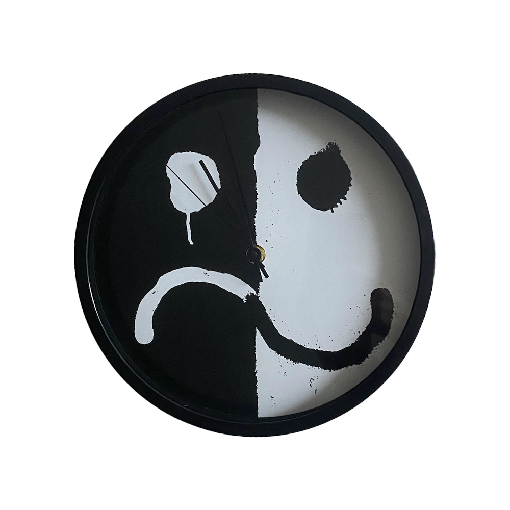 Smile/Frown Wall Clock
