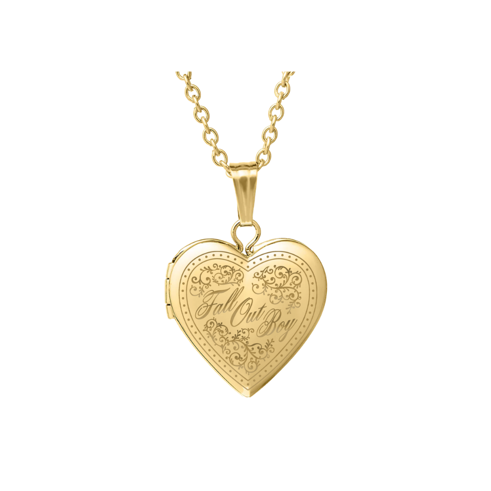 Engraved Heart Locket