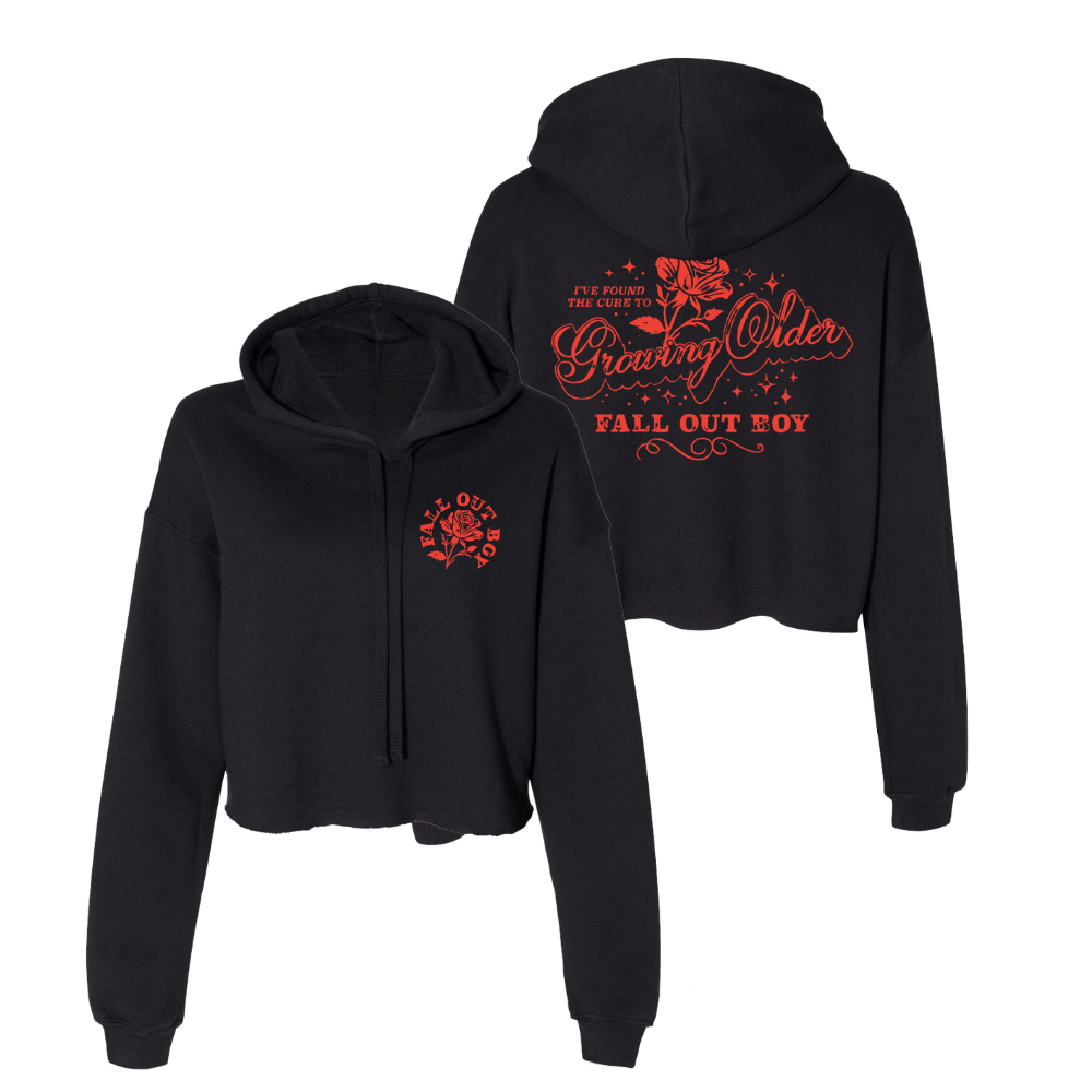 Rose Crop Hoodie