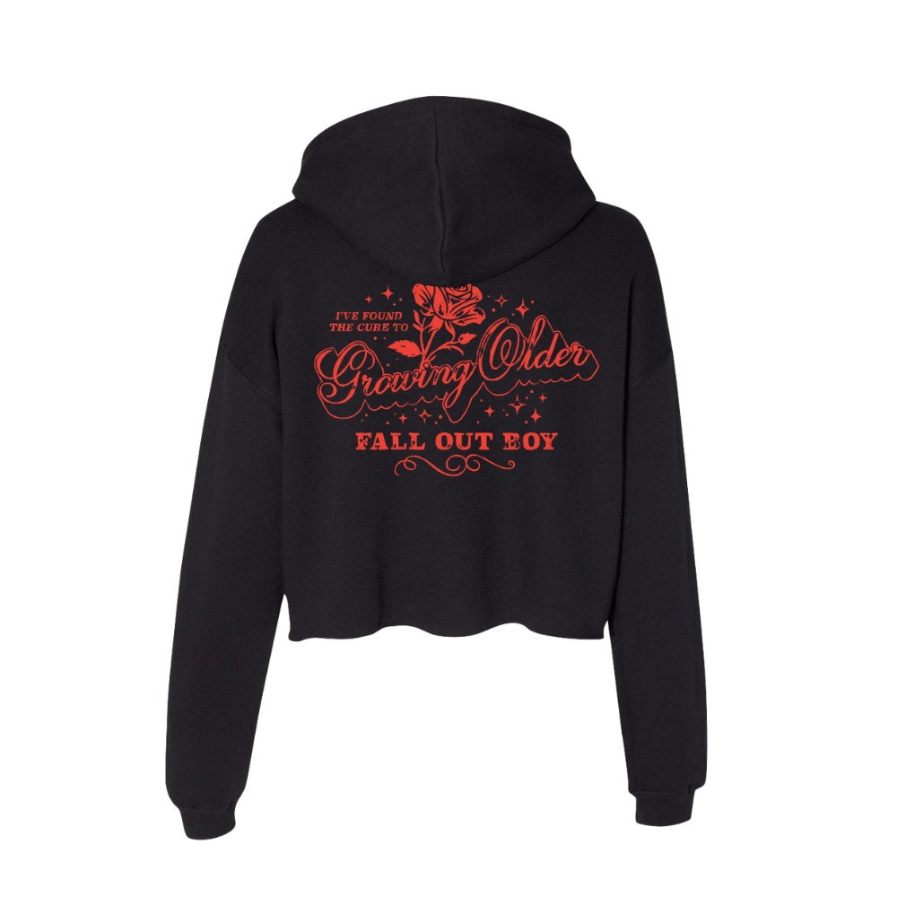 Rose Crop Hoodie
