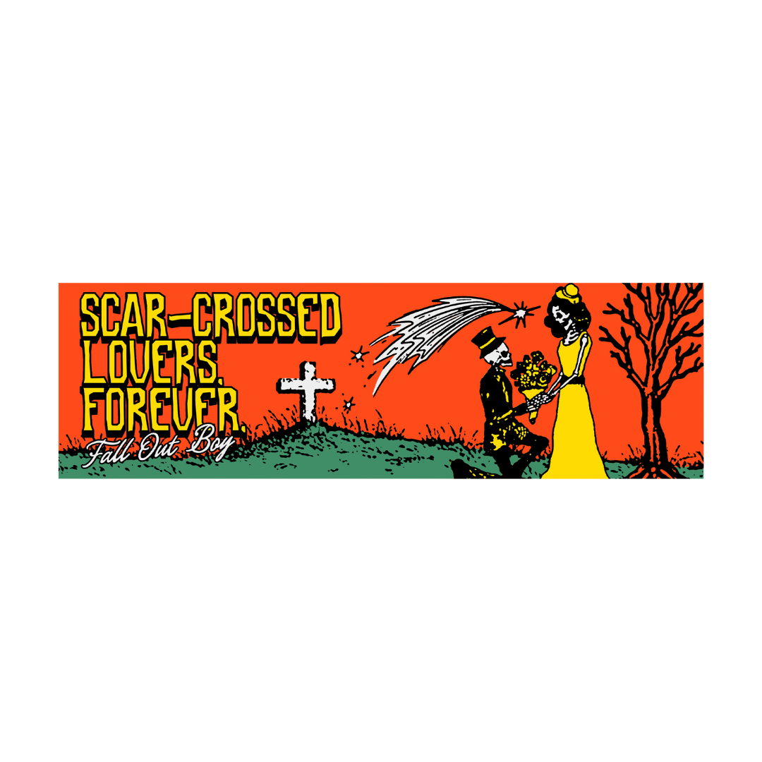 Scar Crossed Lovers Bumper Sticker