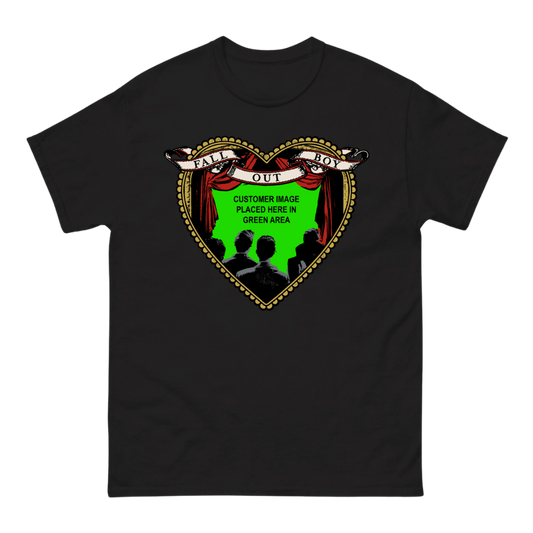 Album Cover Heart Customizable Tee