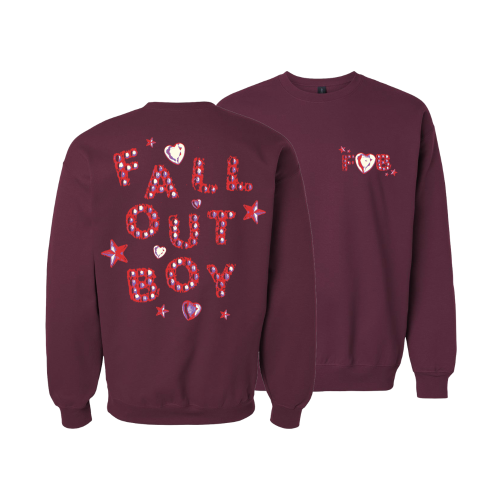 Maroon Logo Crewneck Sweatshirt