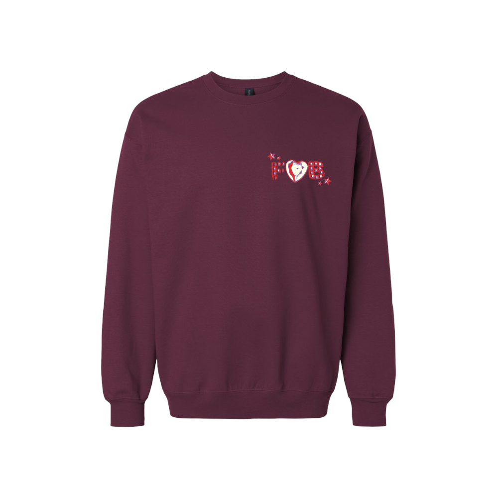 Maroon Logo Crewneck Sweatshirt