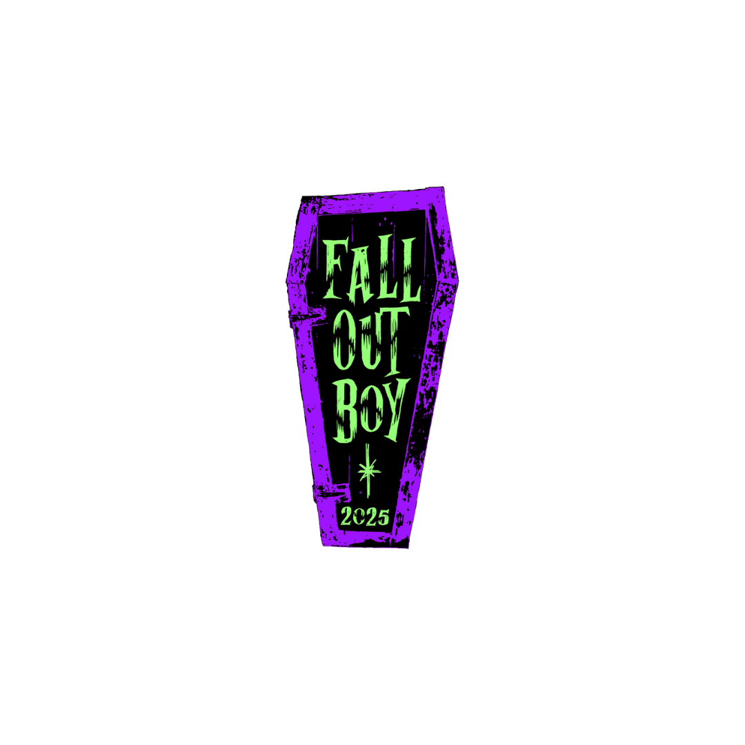 Glow in the Dark Coffin Sticker