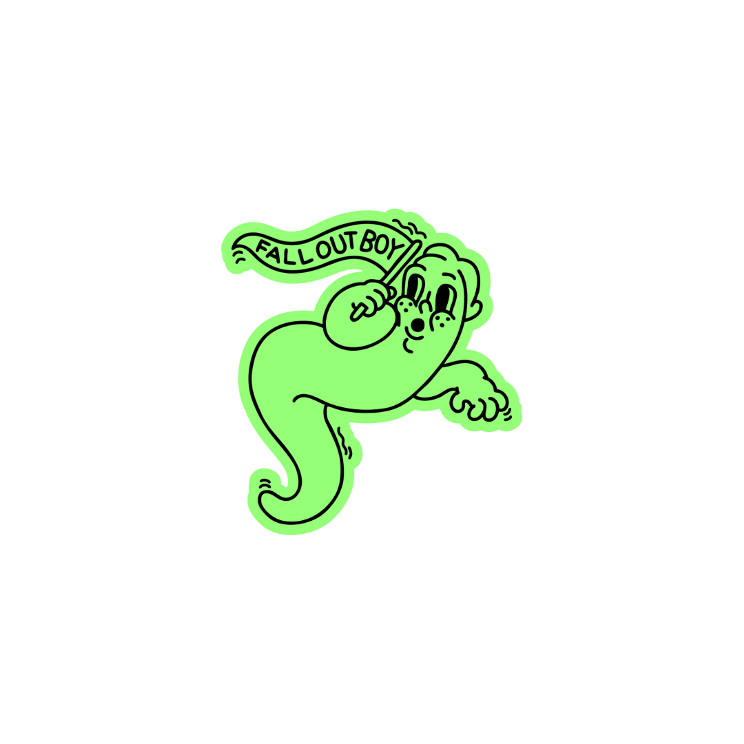 Glow in the Dark Ghost Sticker