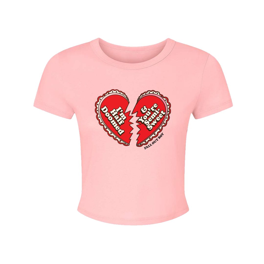 Half Doomed Crop Baby Tee
