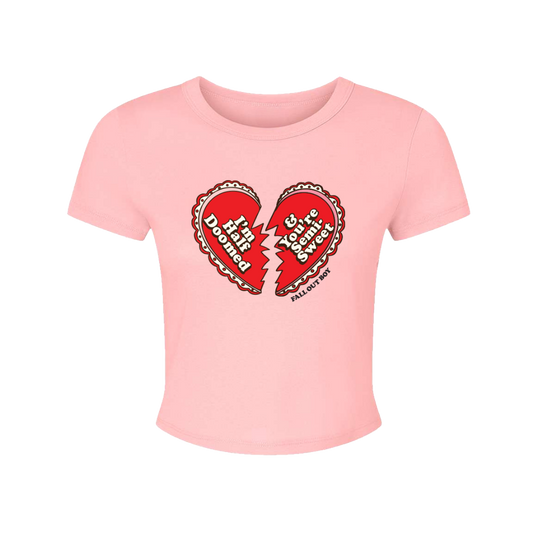 Half Doomed Crop Baby Tee