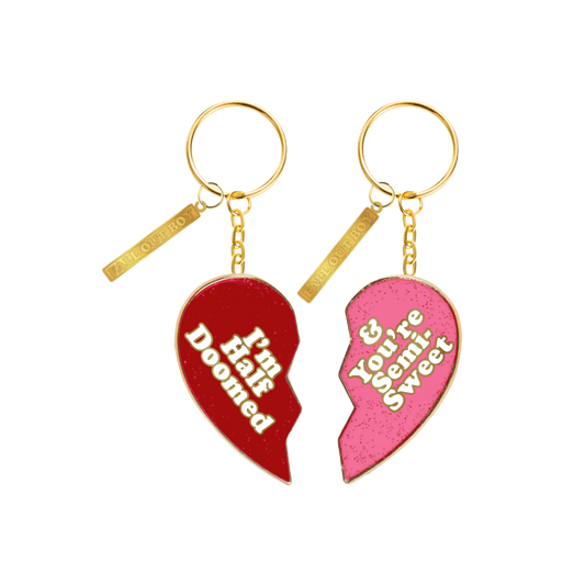 Half Doomed Keychain Set
