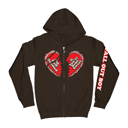 Half Doomed Zip Hoodie