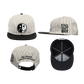 Baseball-style cap with ’Fall Out Boy’ branding and a yin-yang smiley face logo.