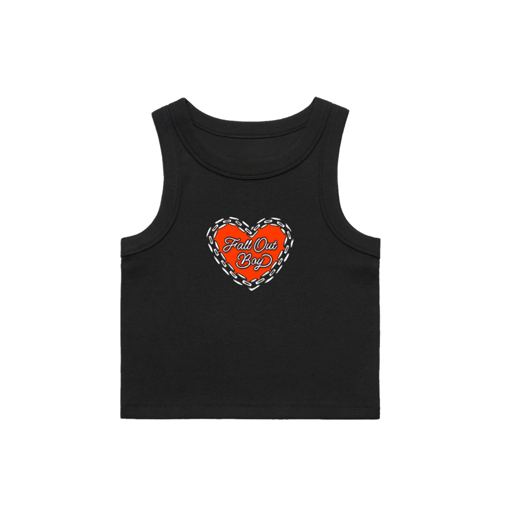 Heart Chain Crop Tank
