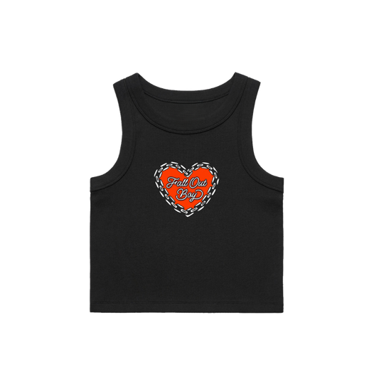 Heart Chain Crop Tank