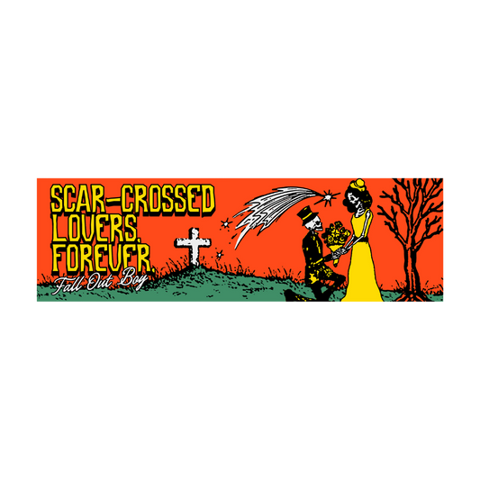 Scar Crossed Lovers Bumper Sticker
